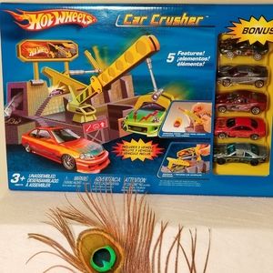 hot wheels car crusher